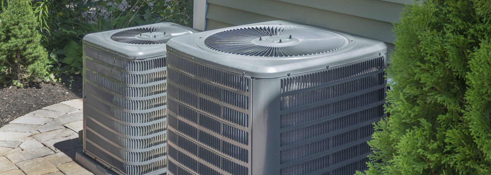 HVAC heating and air conditioning residential units or heat pumps